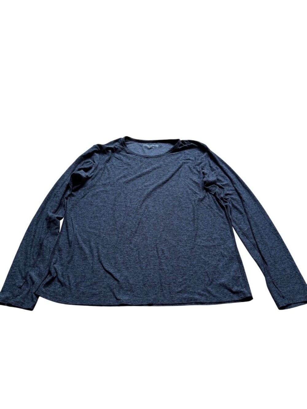 Outdoor Voices XL Heather Gray Long Sleeve Performance Athleisure Shirt